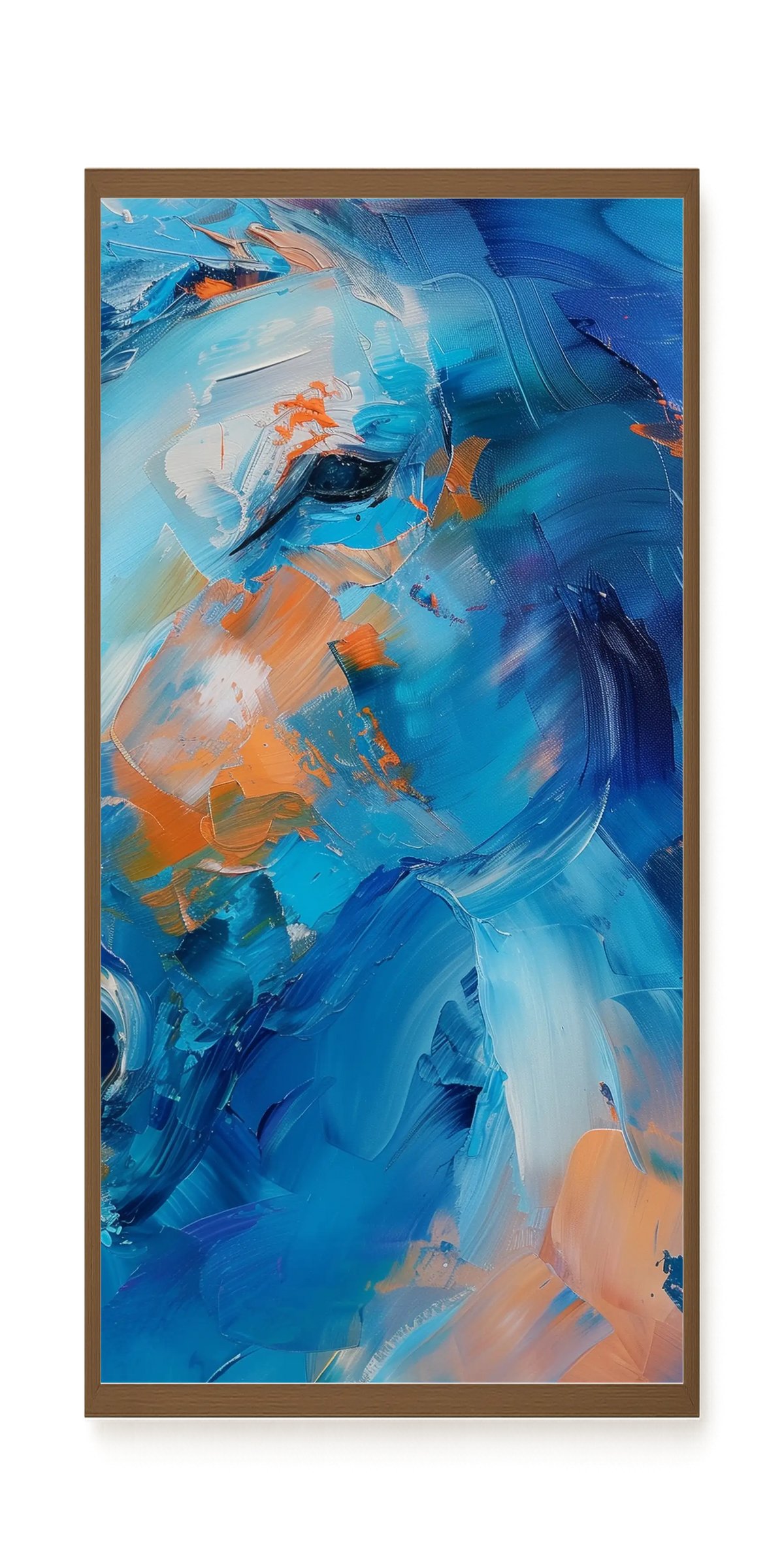 Blue Momentum Canvas Wall Art