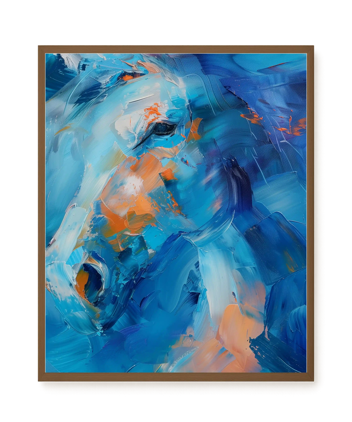 Blue Momentum Canvas Wall Art