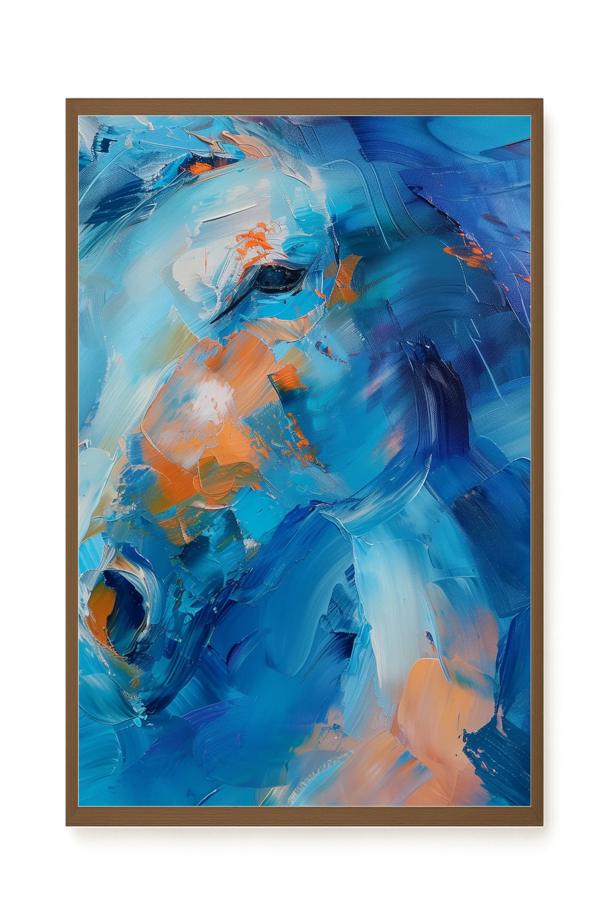 Blue Momentum Canvas Wall Art