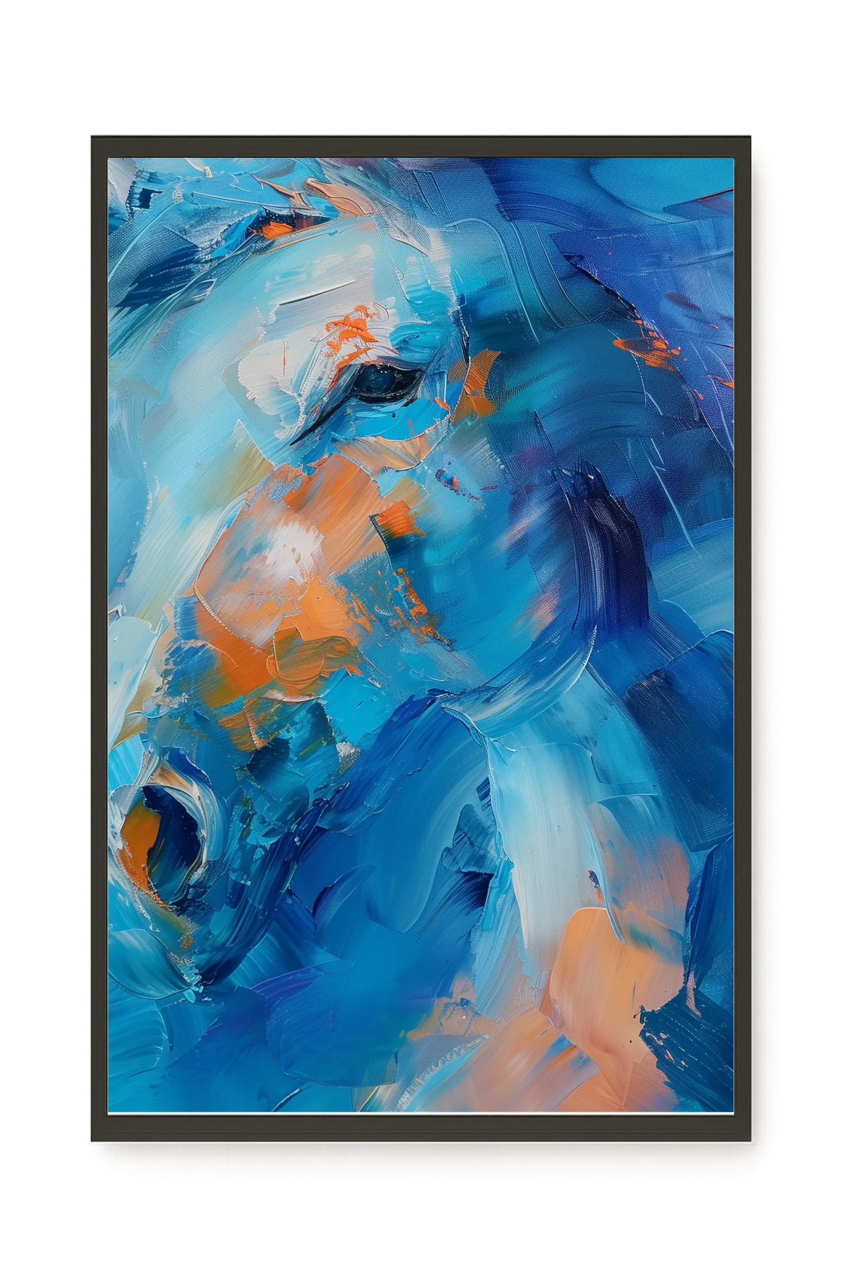 Blue Momentum Canvas Wall Art