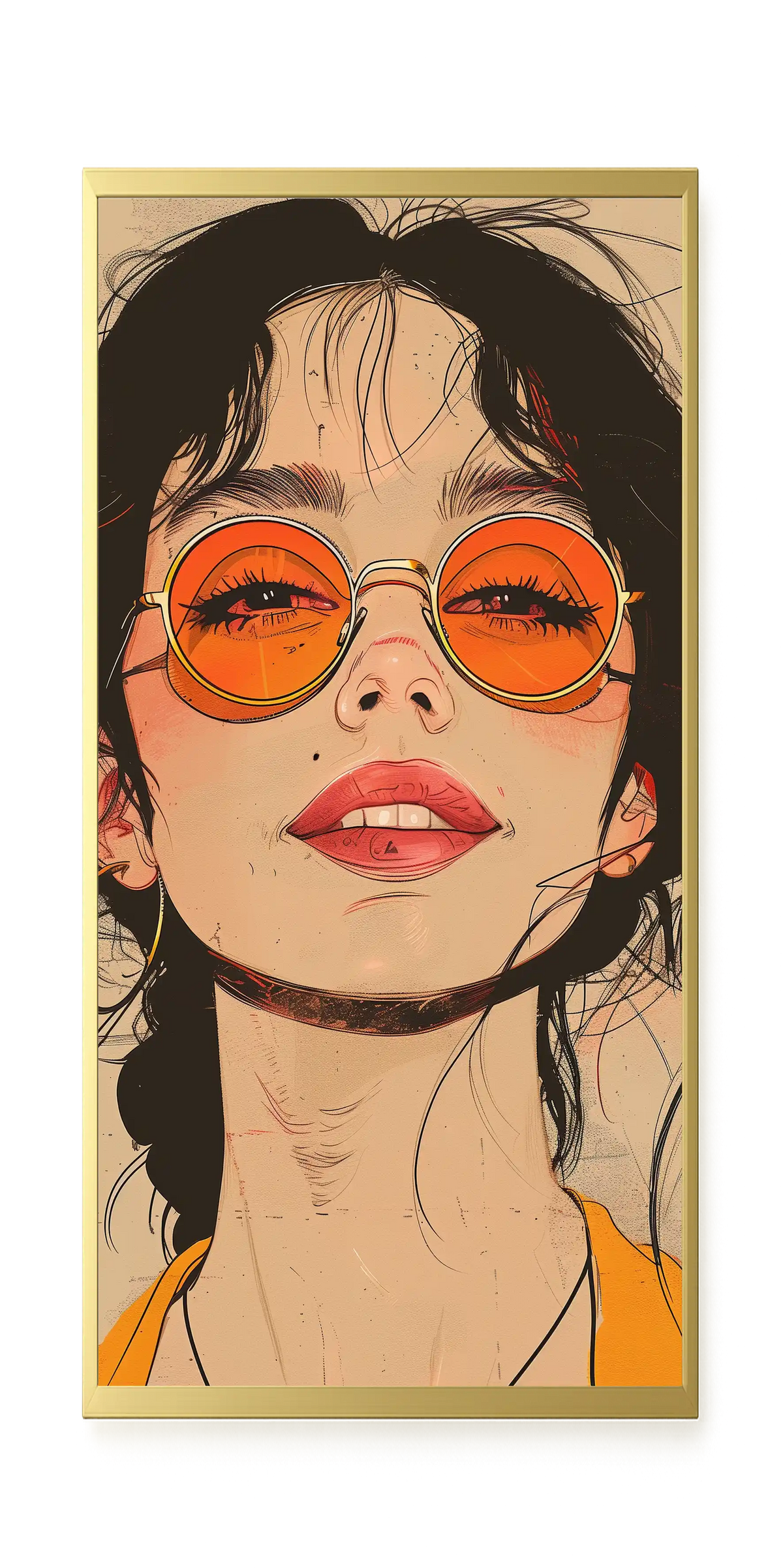Bold Gaze Canvas Wall Art