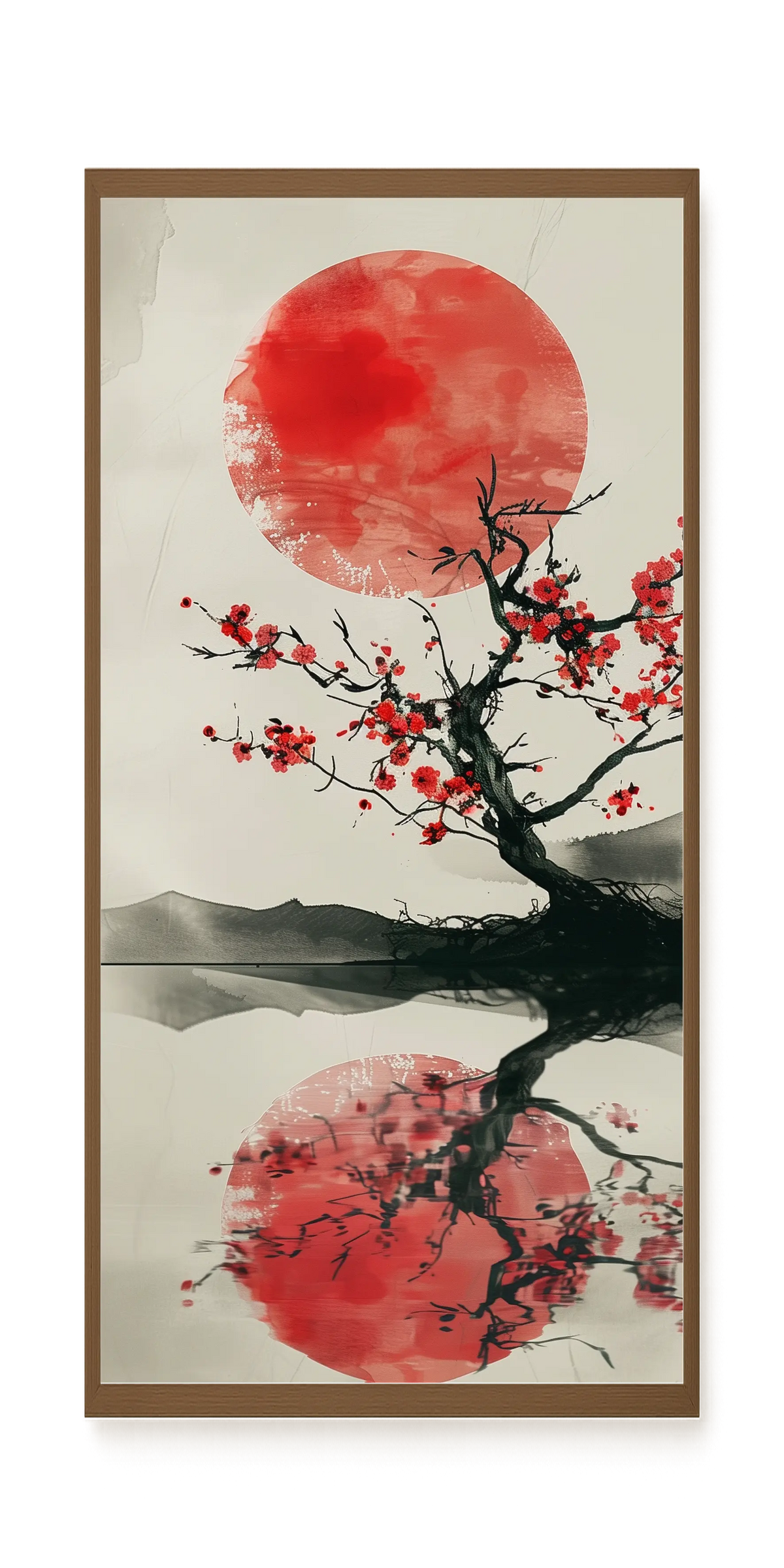 Red Stillness Canvas Print