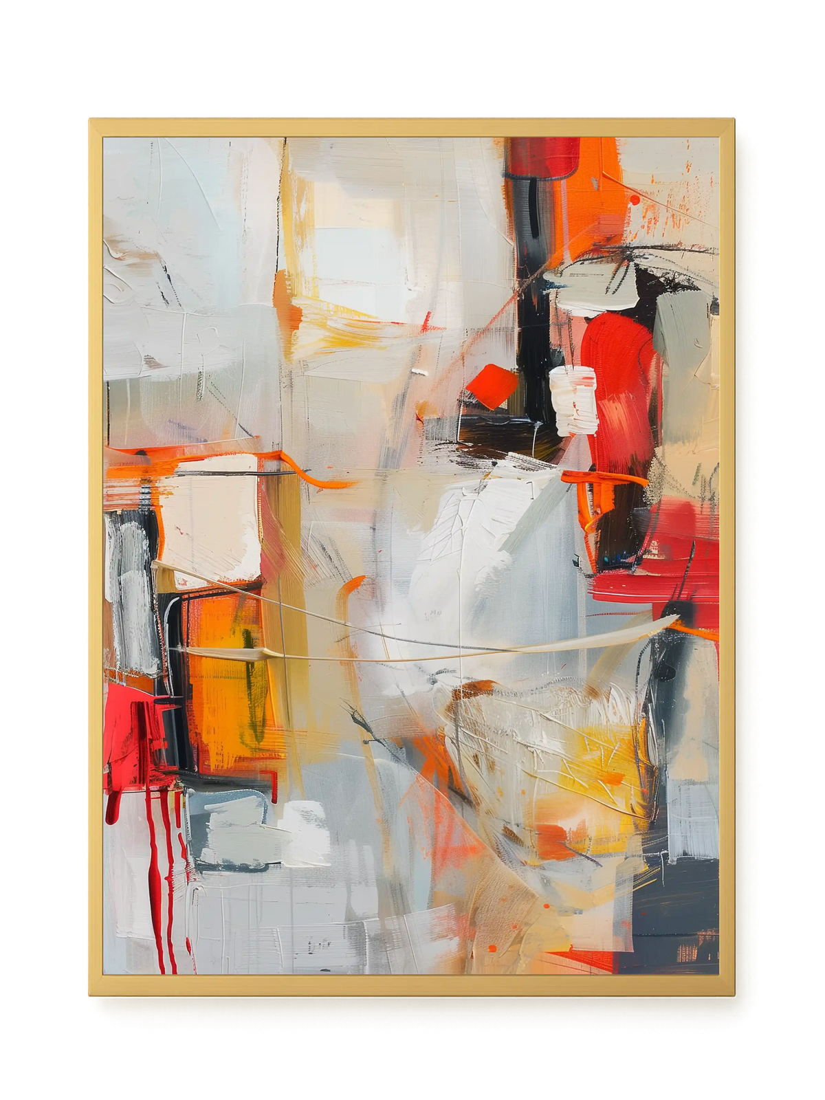 Chromatic Interlace Canvas Print