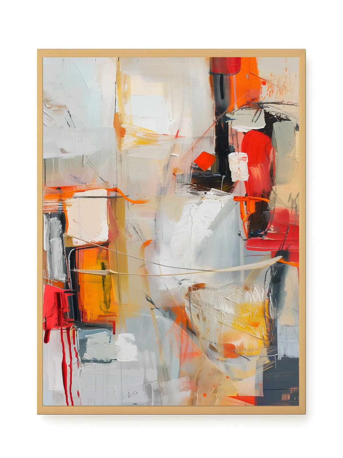 Chromatic Interlace Canvas Print