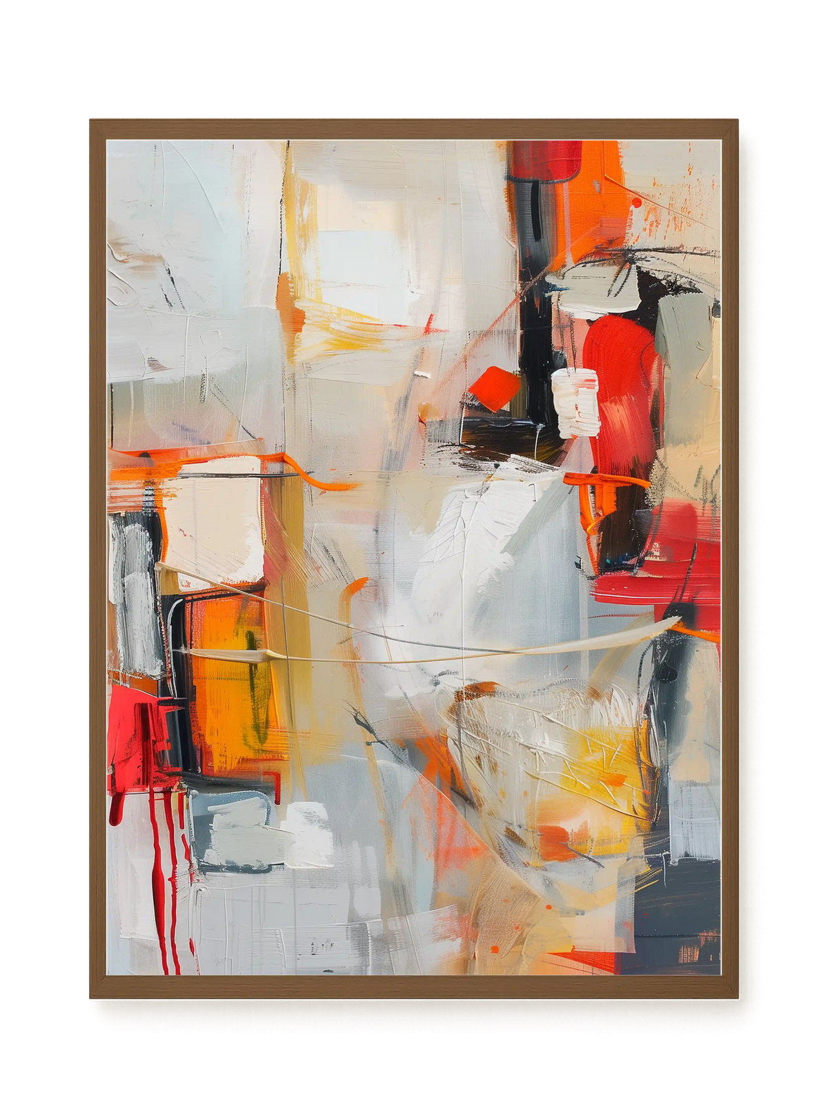 Chromatic Interlace Canvas Print