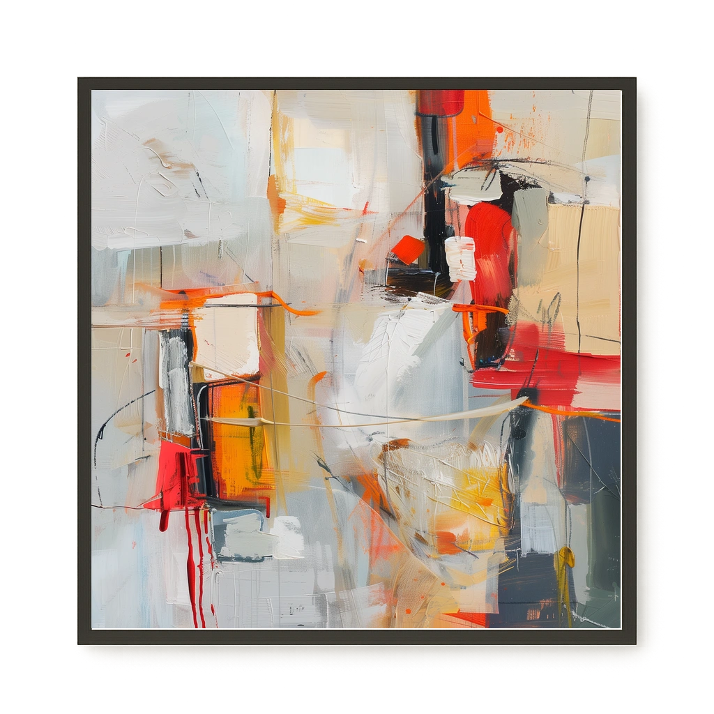 Chromatic Interlace Canvas Print