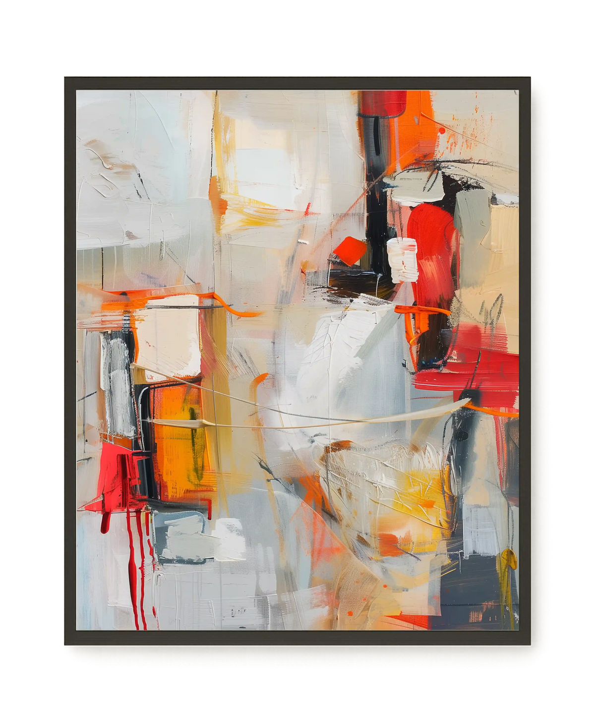 Chromatic Interlace Canvas Print