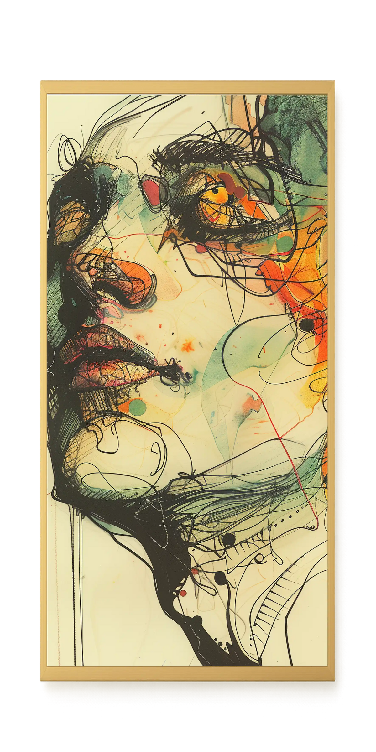 Broken Features Canvas Print