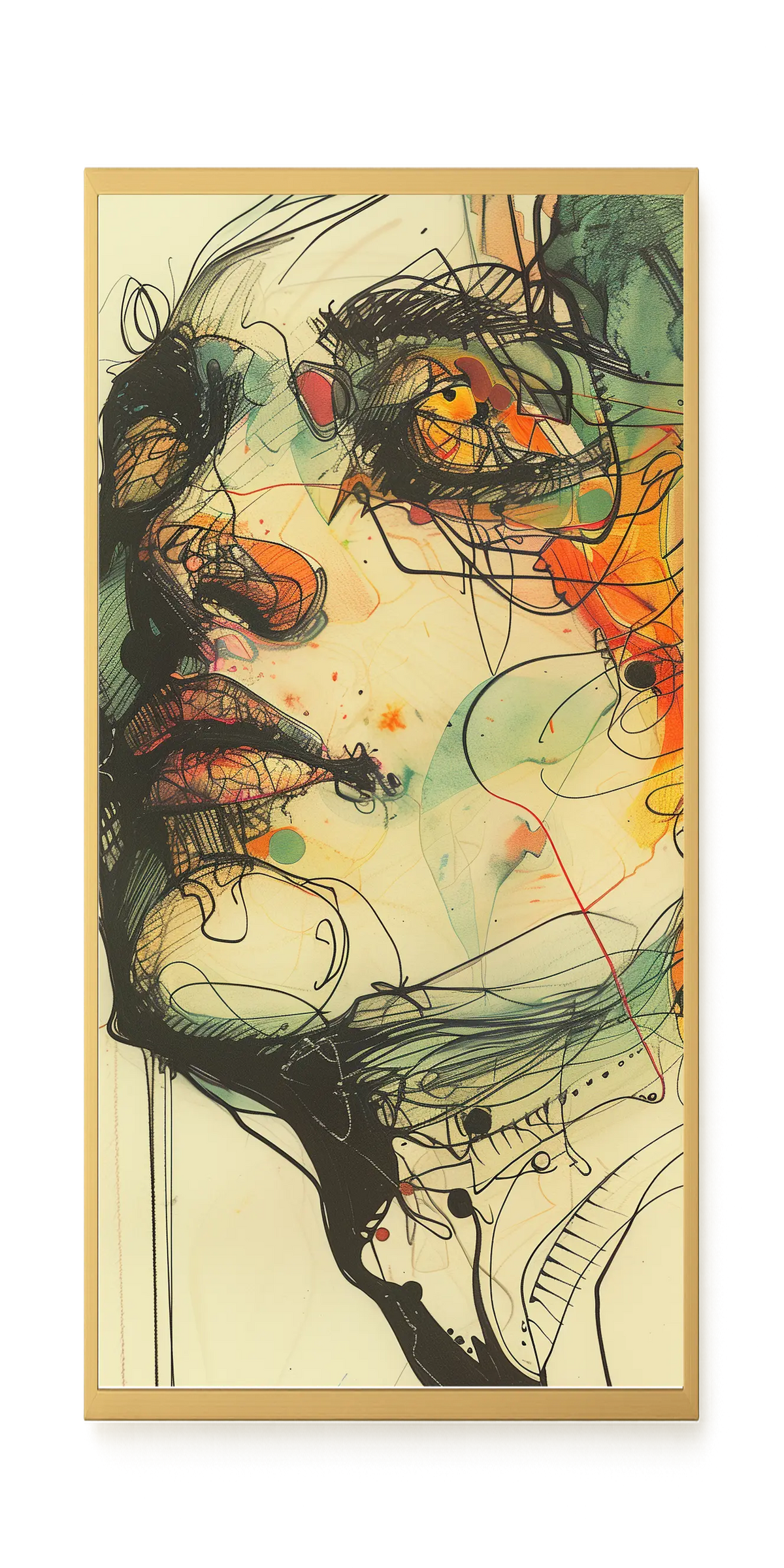 Broken Features Canvas Print