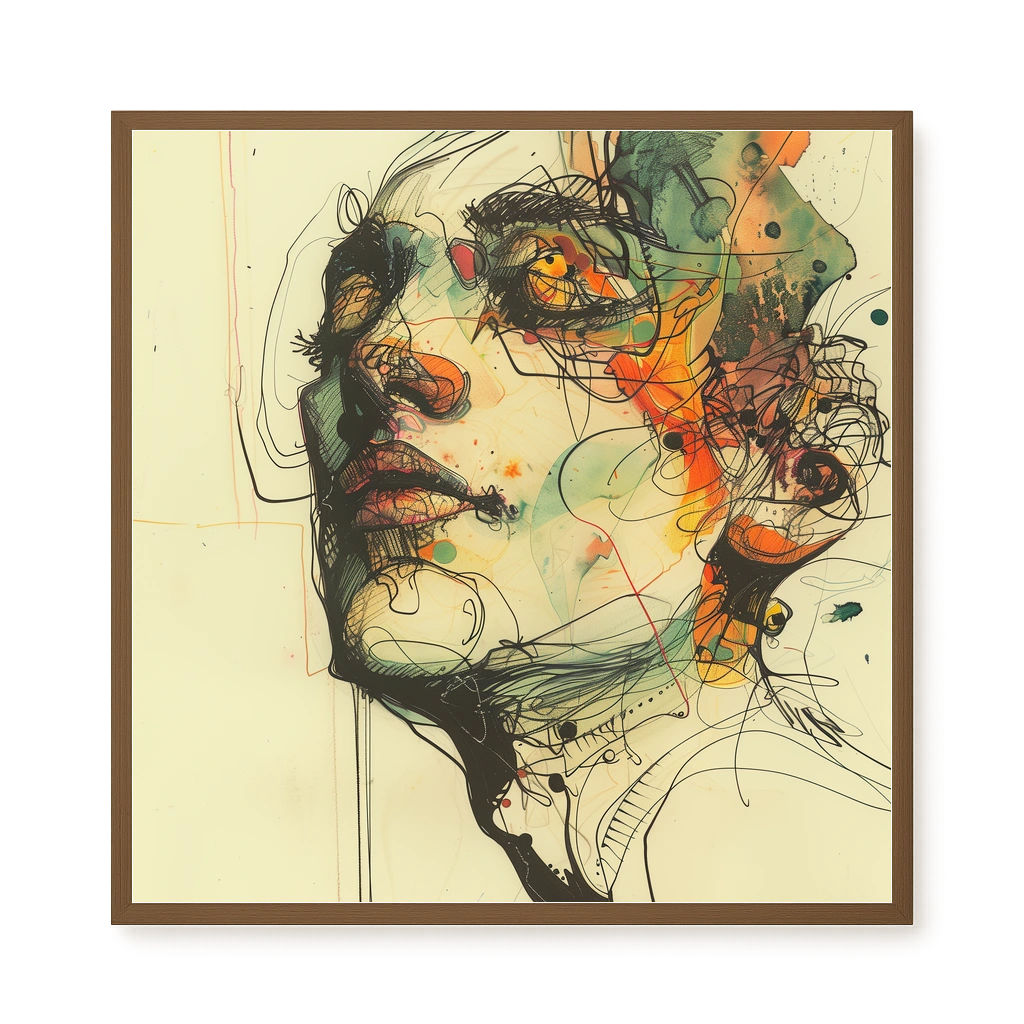 Broken Features Canvas Print