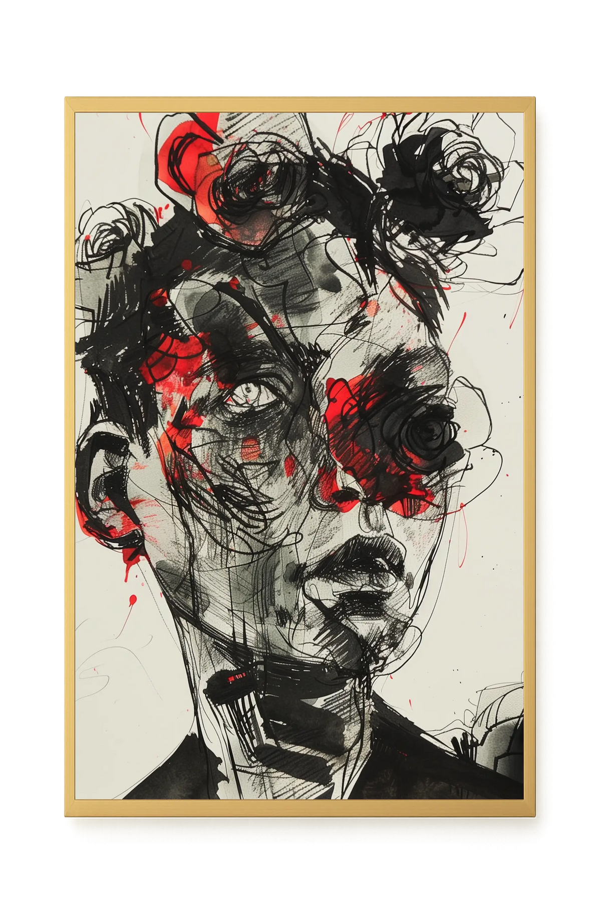 Fractured Identity Canvas Wall Art