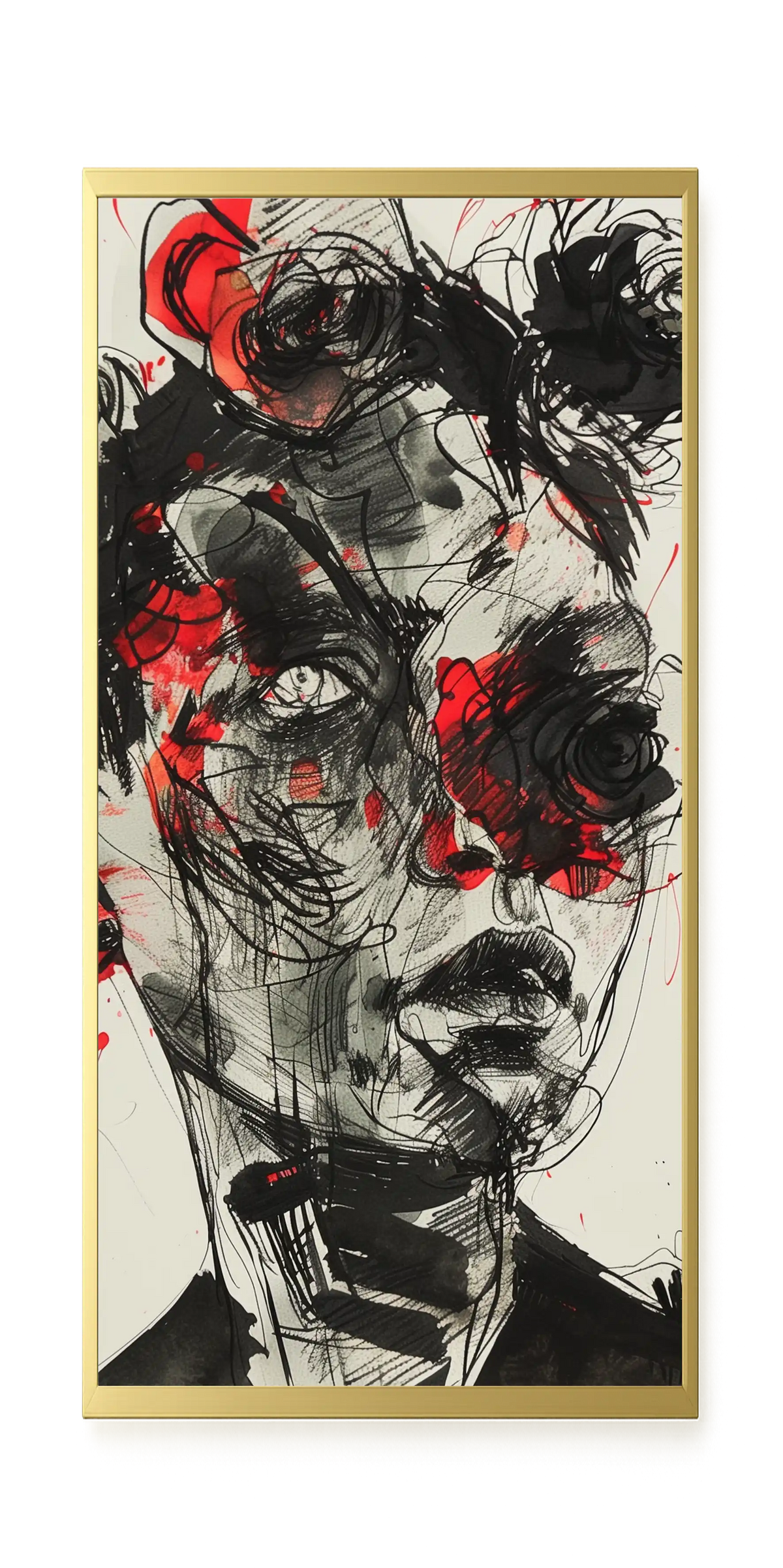 Fractured Identity Canvas Wall Art