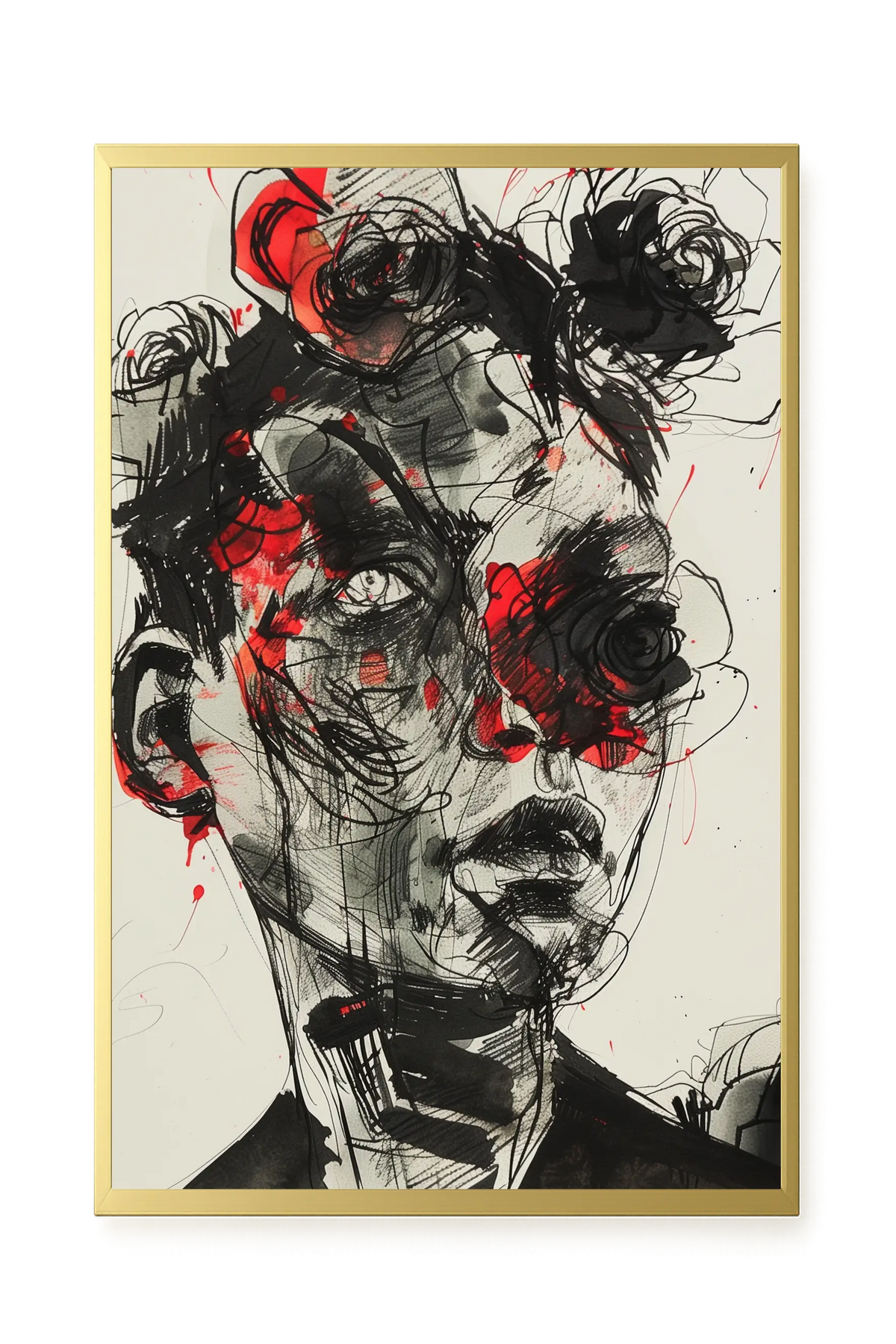 Fractured Identity Canvas Wall Art