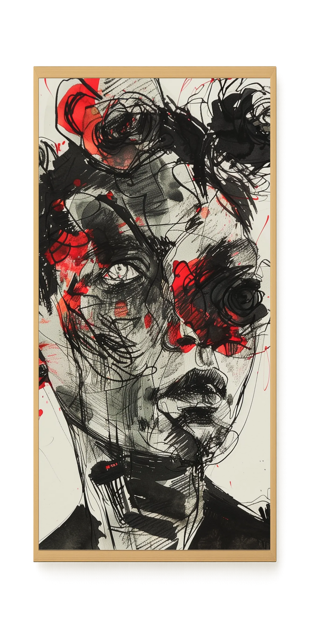 Fractured Identity Canvas Wall Art
