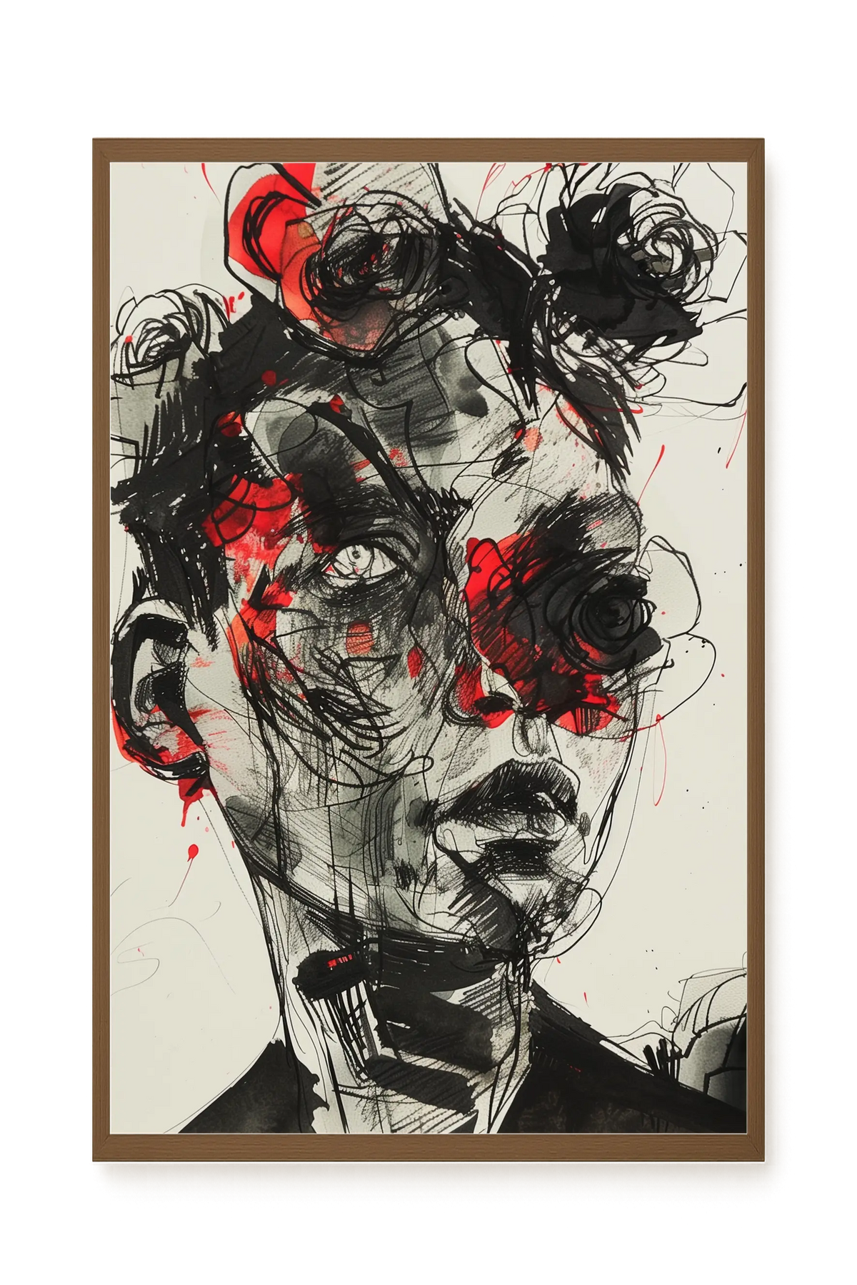 Fractured Identity Canvas Wall Art
