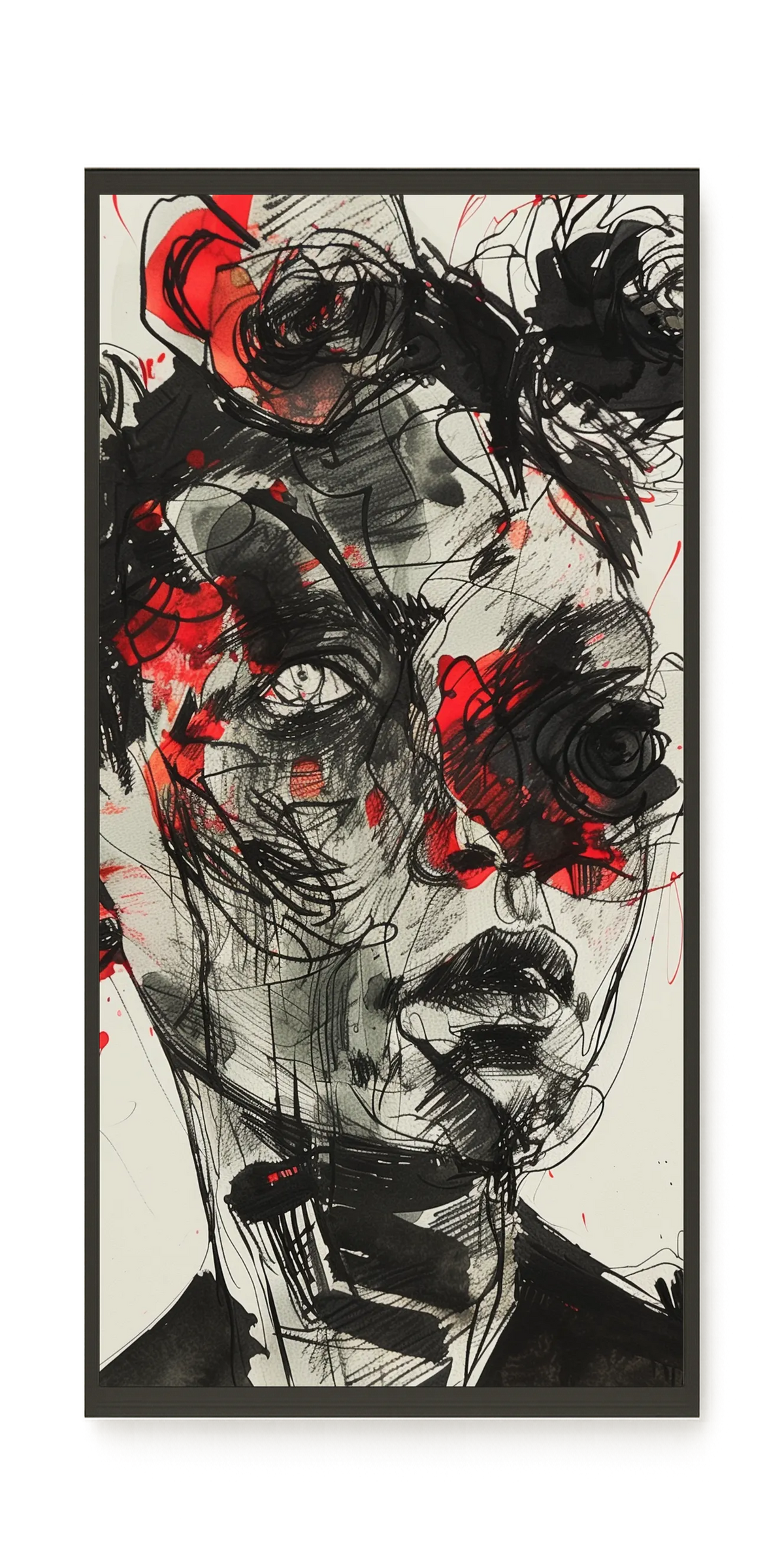 Fractured Identity Canvas Wall Art