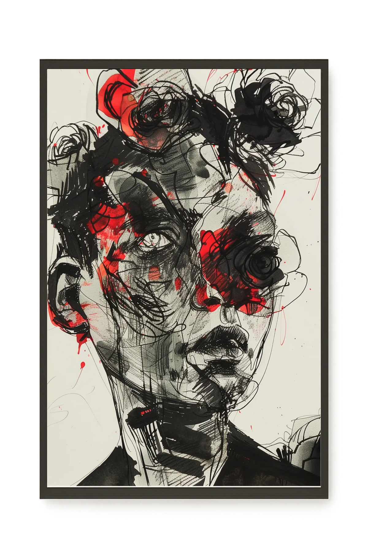 Fractured Identity Canvas Wall Art