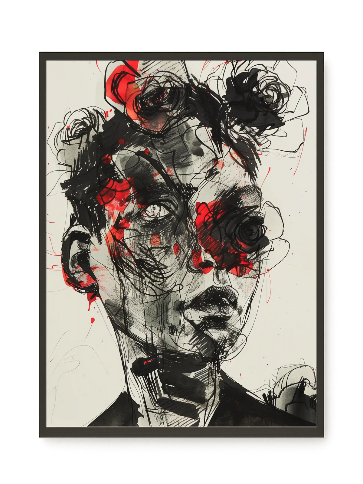 Fractured Identity Canvas Wall Art