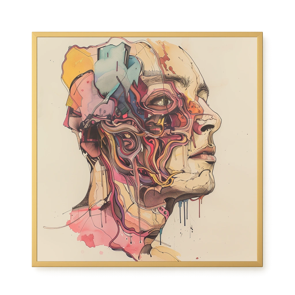 Human Memory Canvas Print