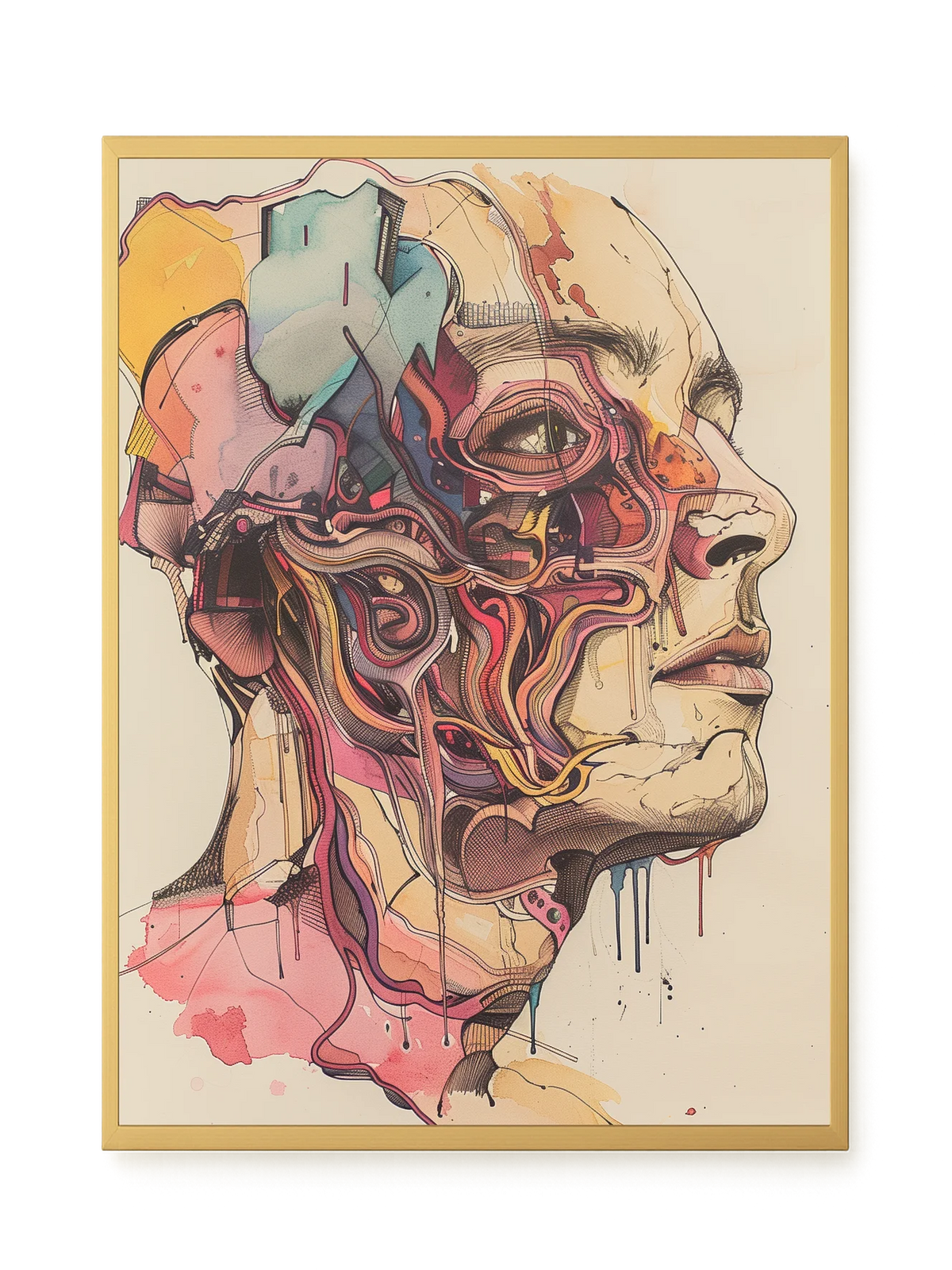 Human Memory Canvas Print