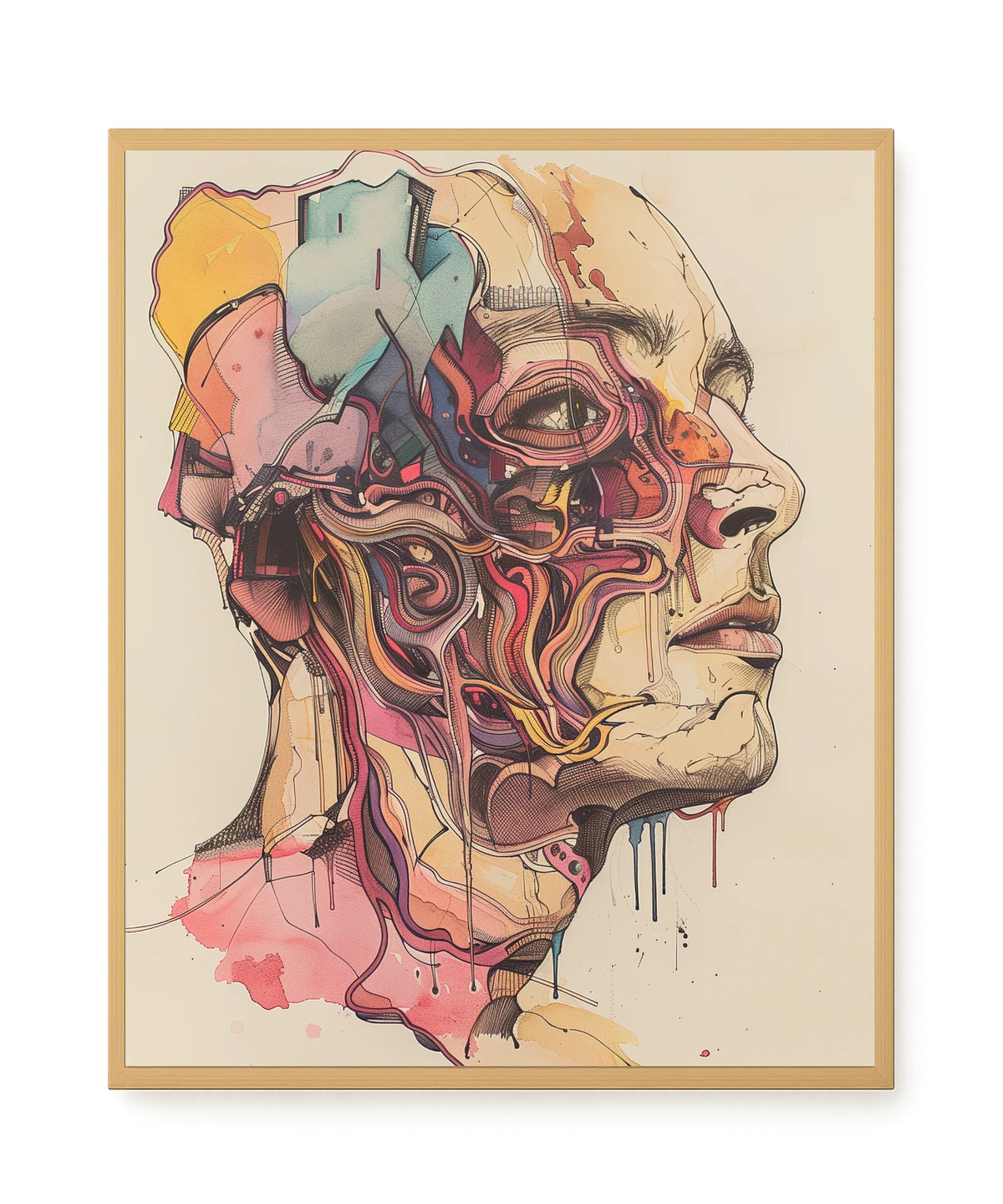 Human Memory Canvas Print