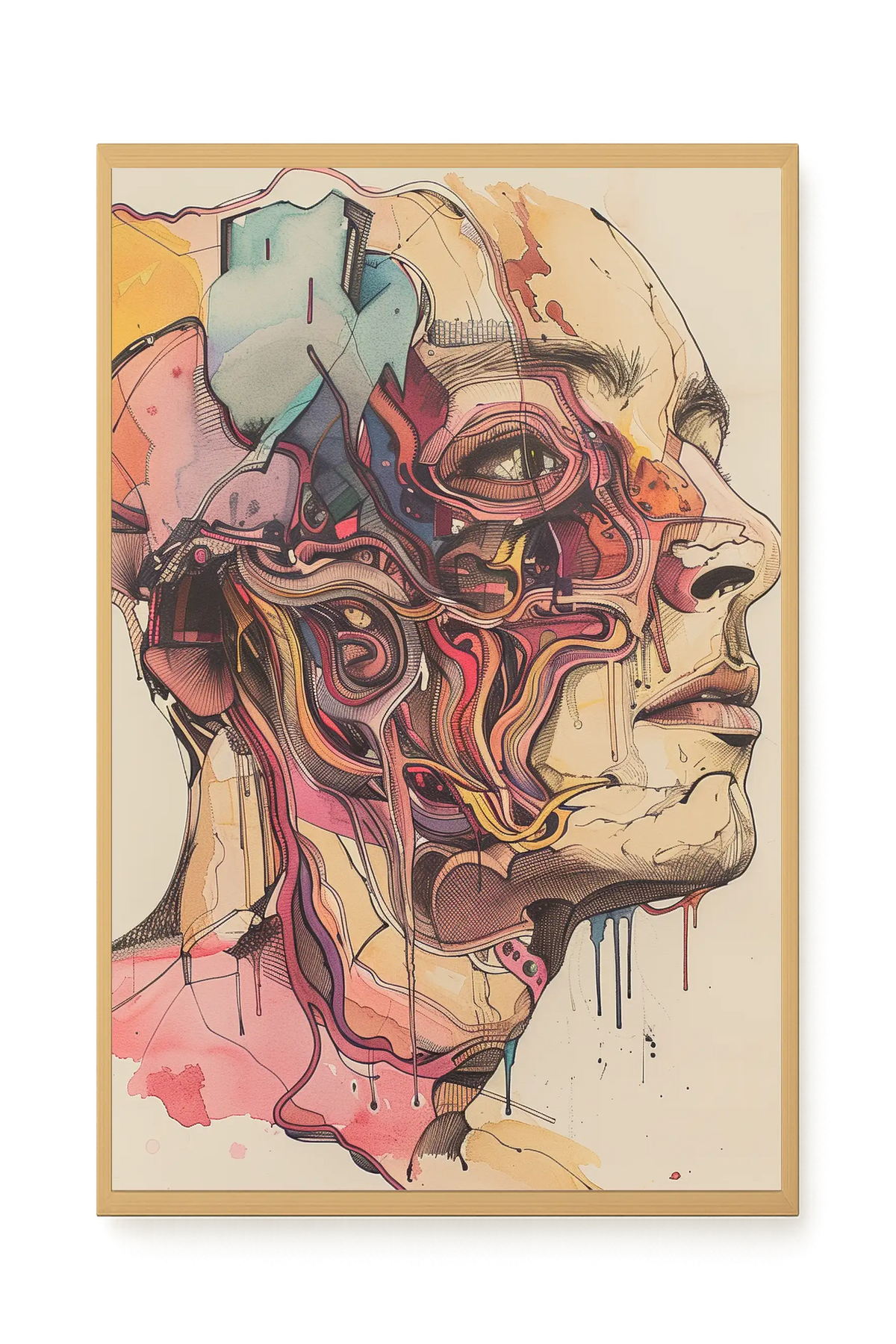 Human Memory Canvas Print