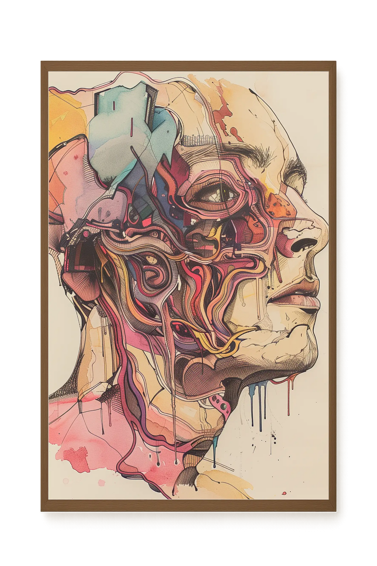 Human Memory Canvas Print