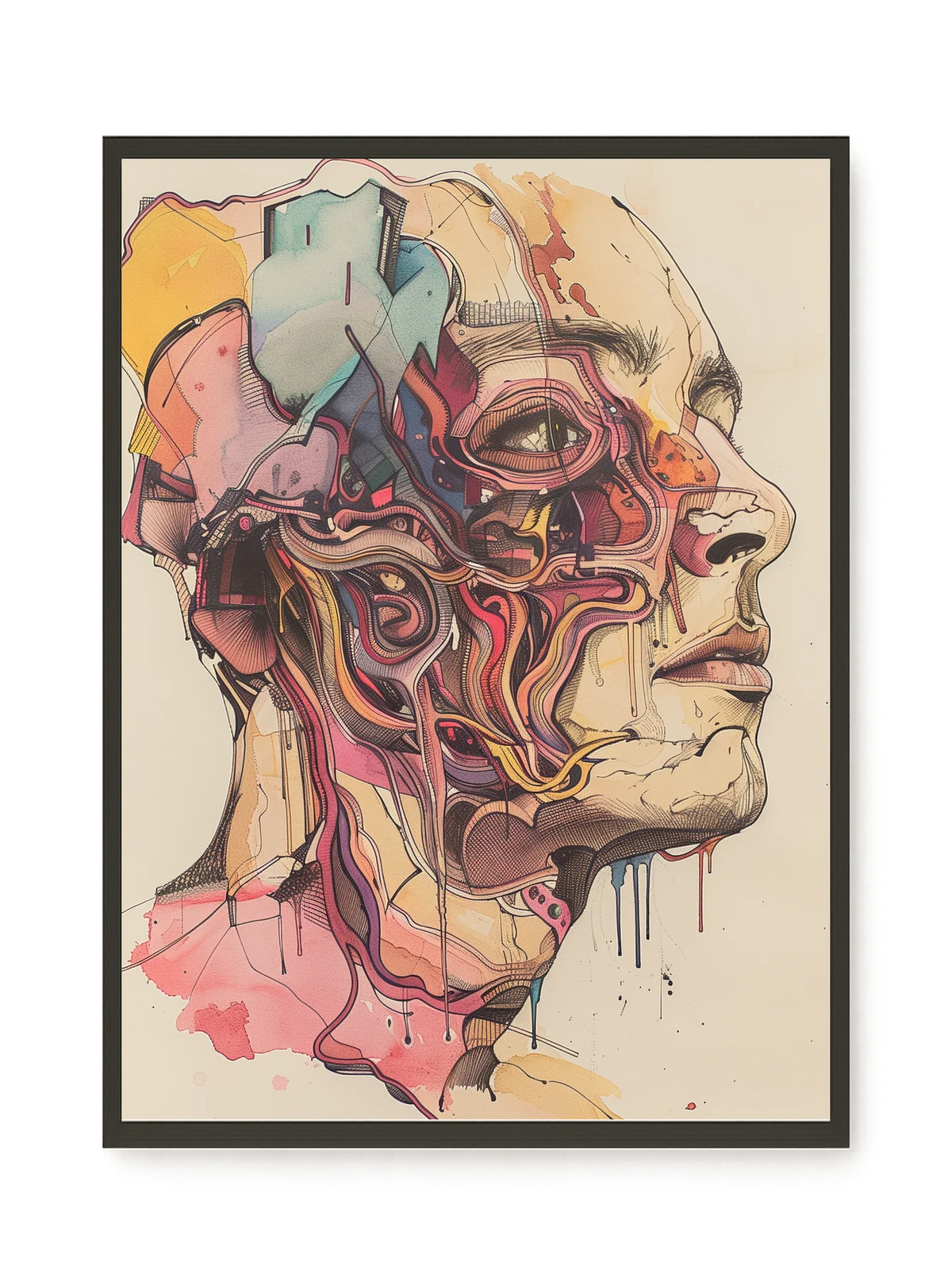 Human Memory Canvas Print