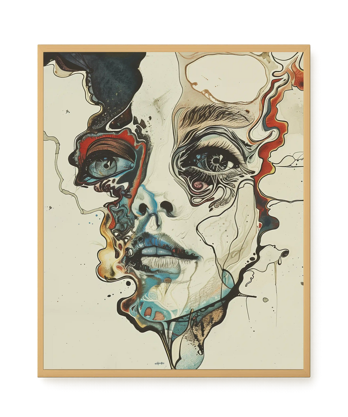 Organic Features Canvas Wall Art