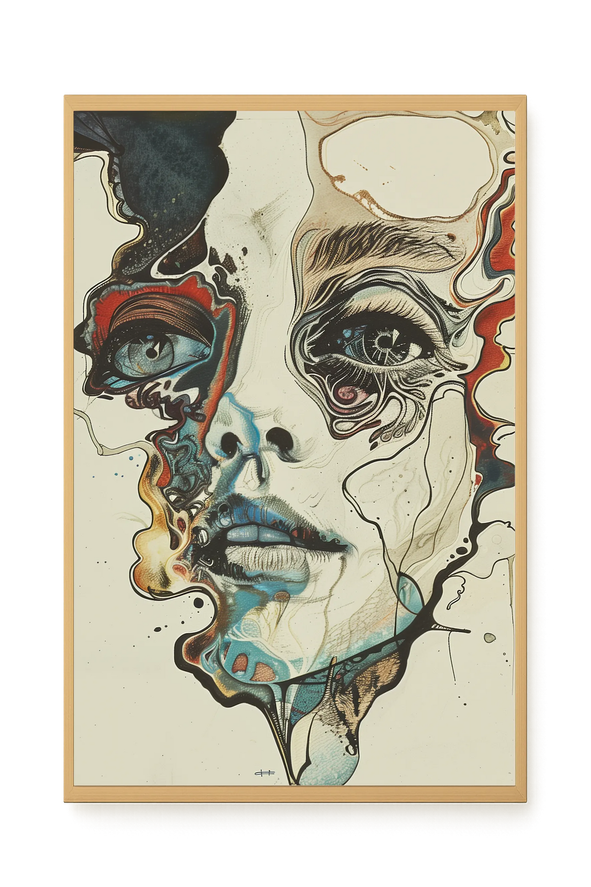Organic Features Canvas Wall Art