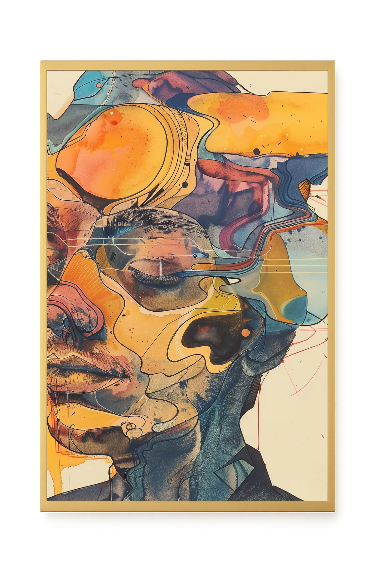 Layered Consciousness Canvas Print