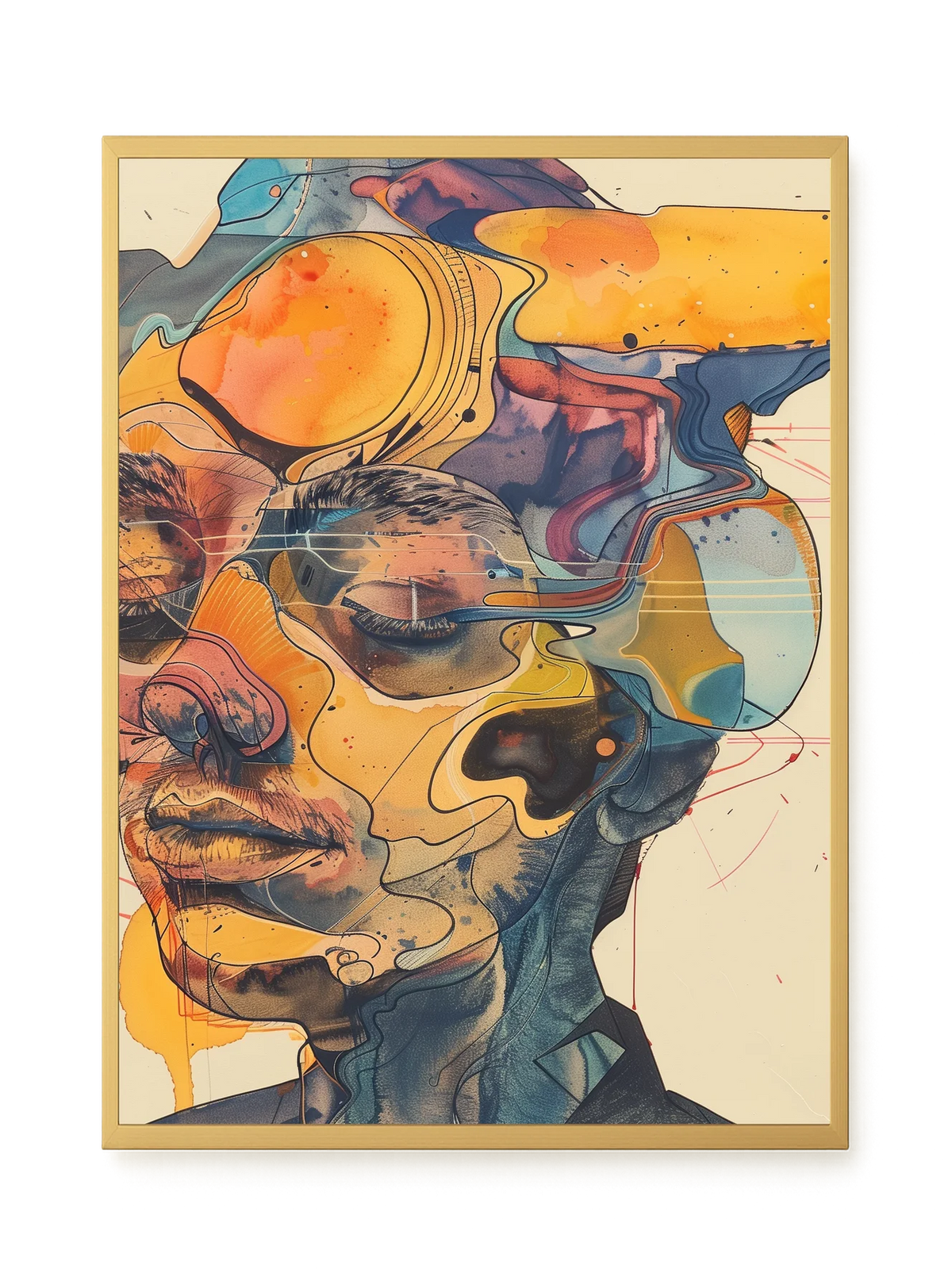 Layered Consciousness Canvas Print