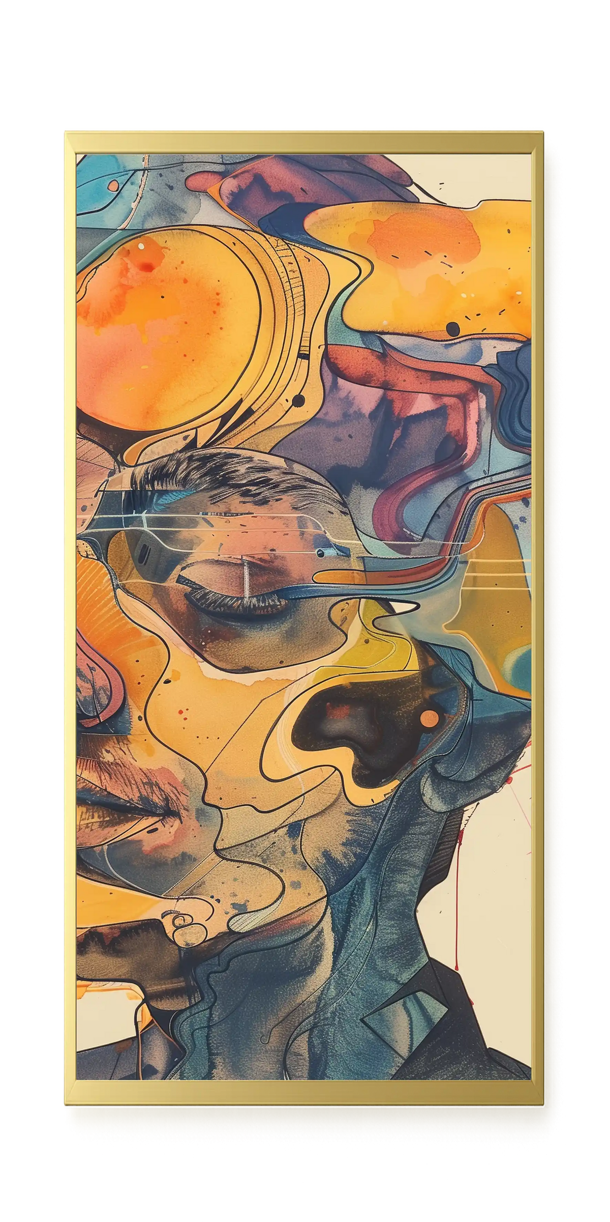 Layered Consciousness Canvas Print
