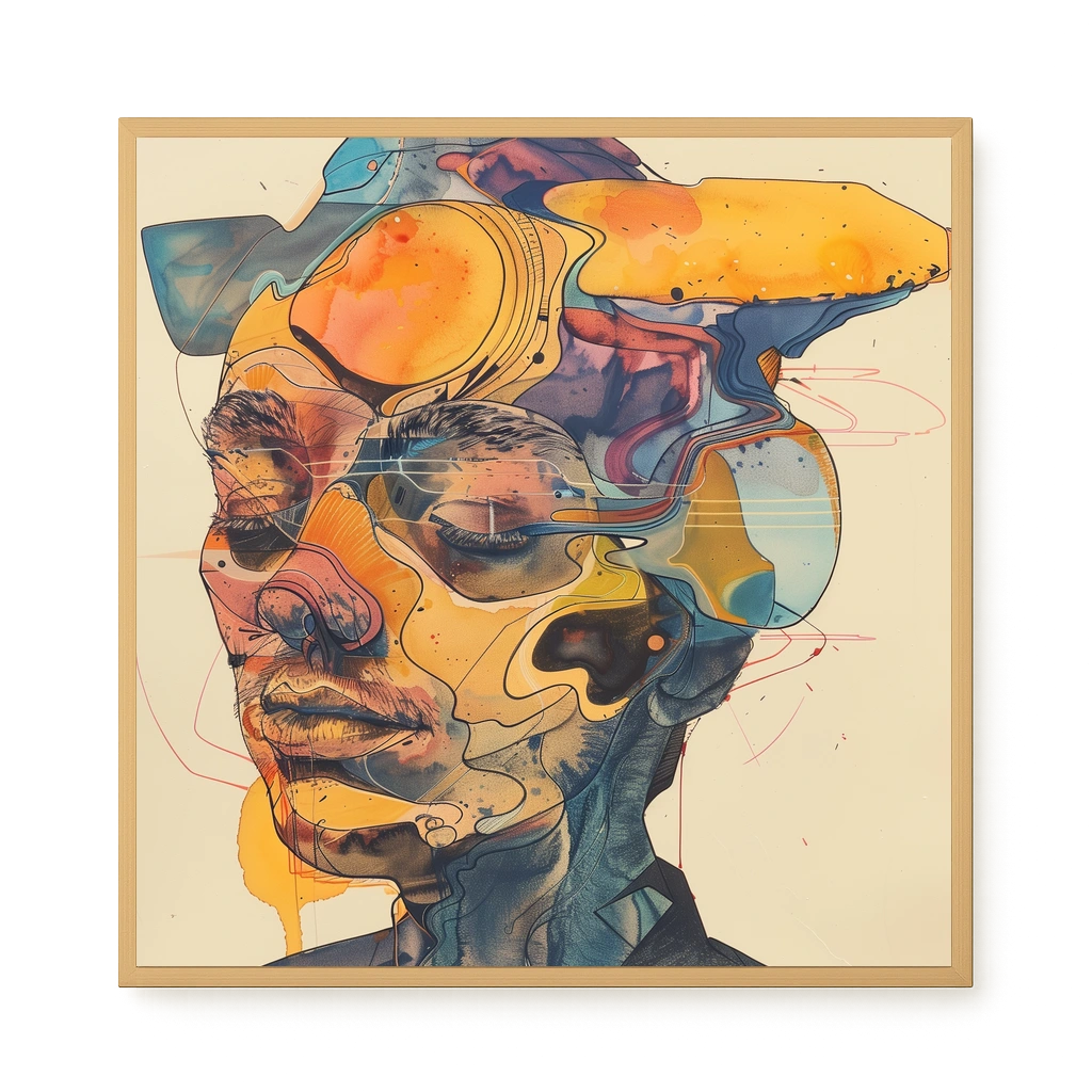 Layered Consciousness Canvas Print