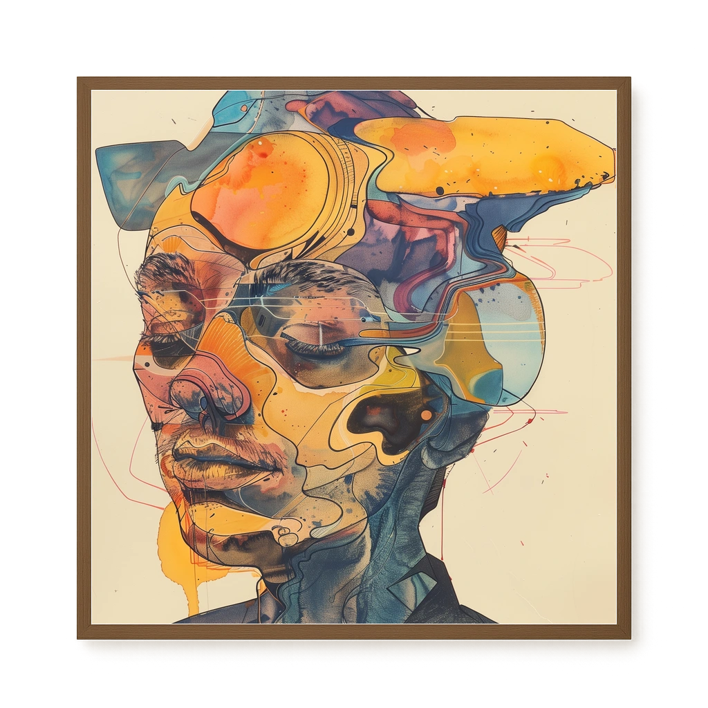 Layered Consciousness Canvas Print