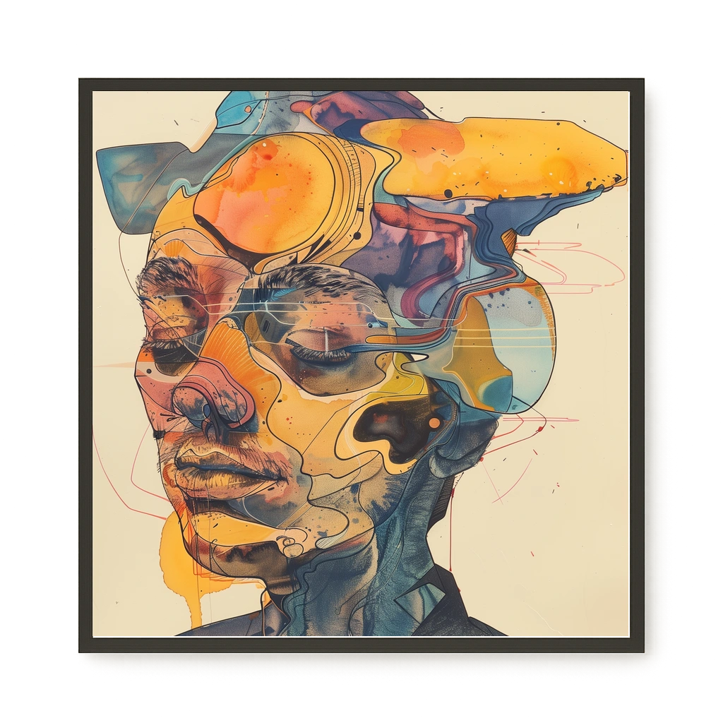 Layered Consciousness Canvas Print