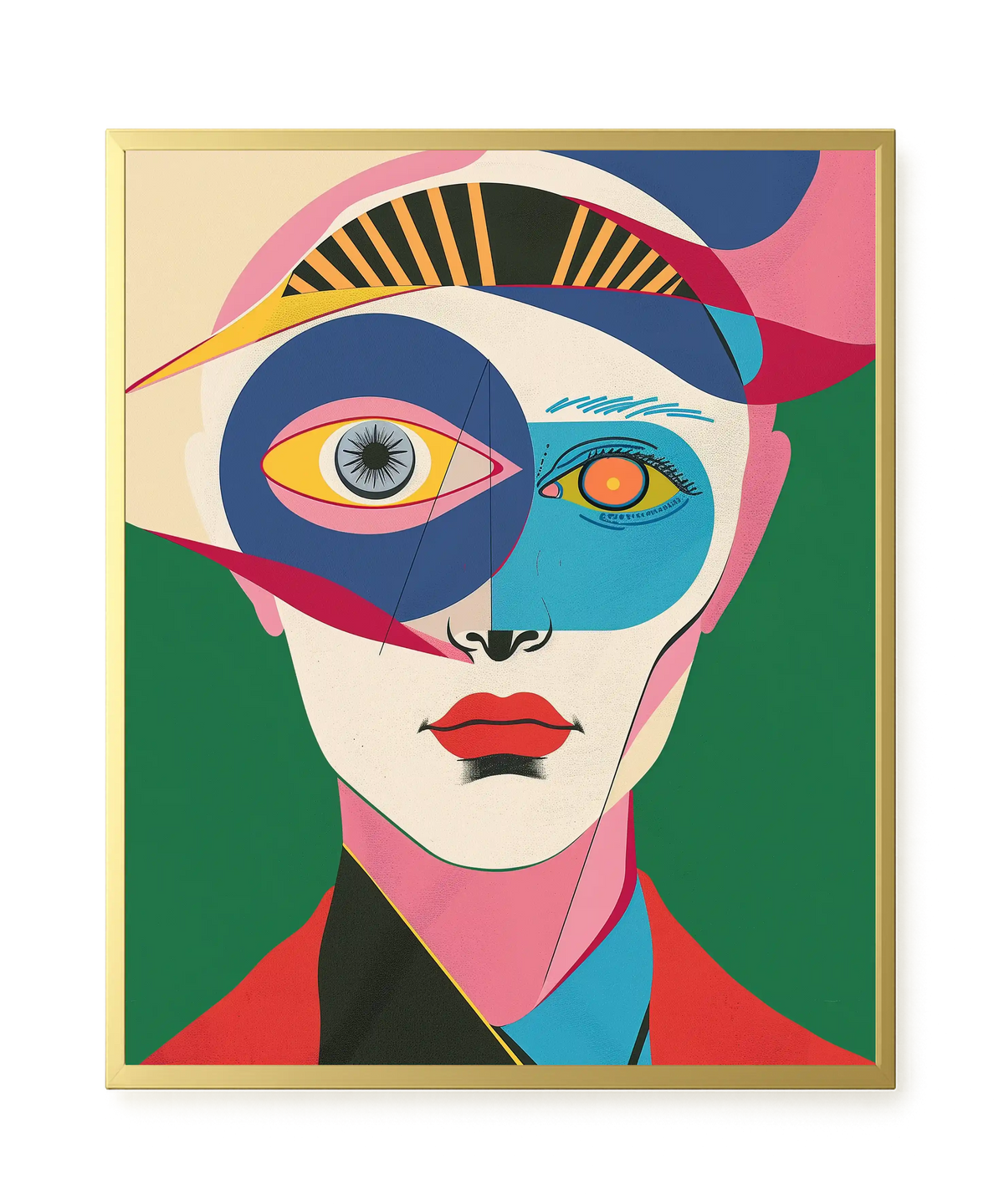 Fragmented Persona Canvas Print