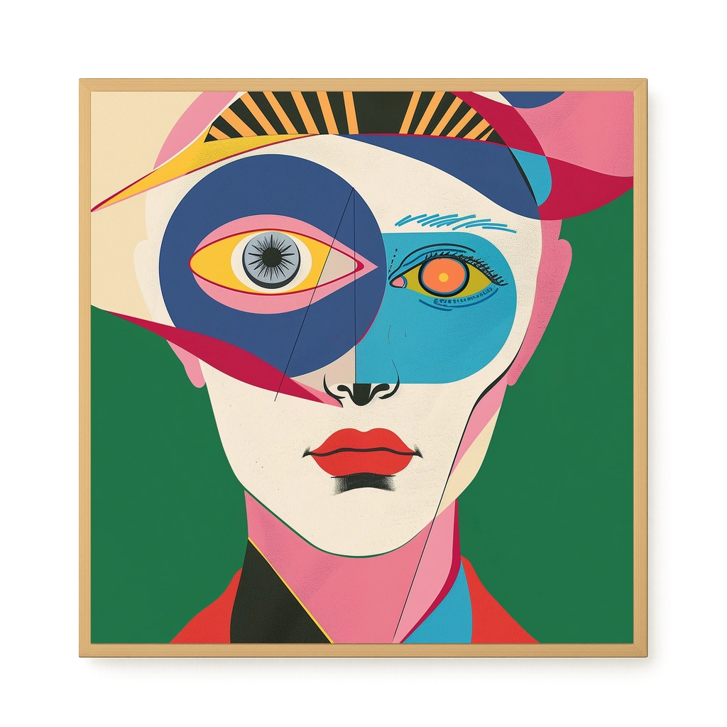 Fragmented Persona Canvas Print