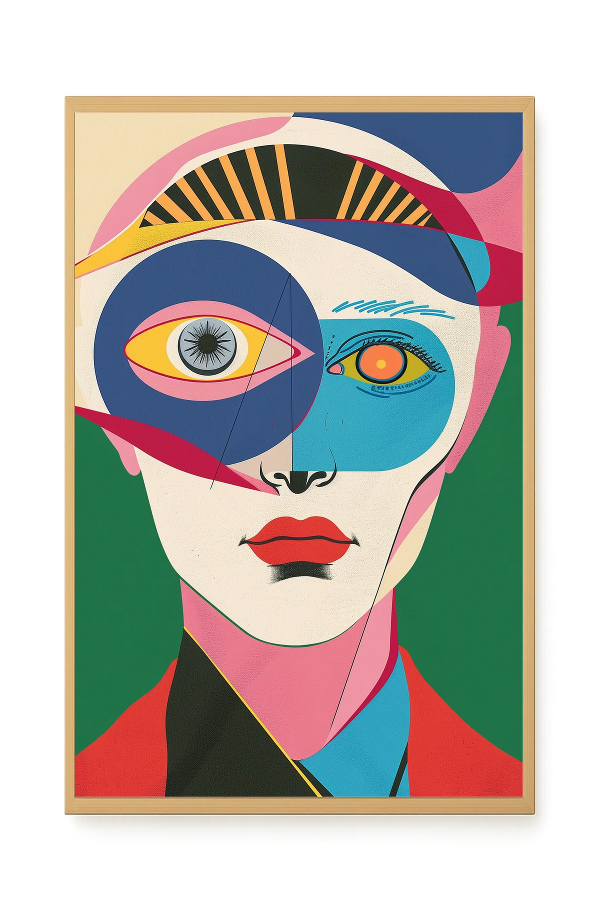 Fragmented Persona Canvas Print