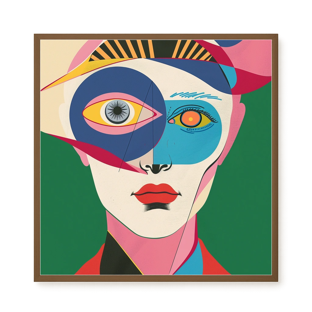 Fragmented Persona Canvas Print