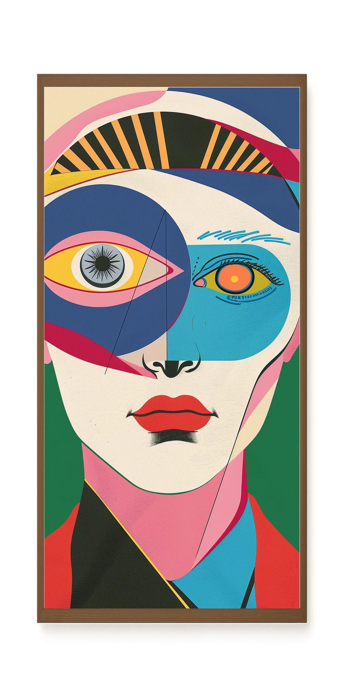 Fragmented Persona Canvas Print