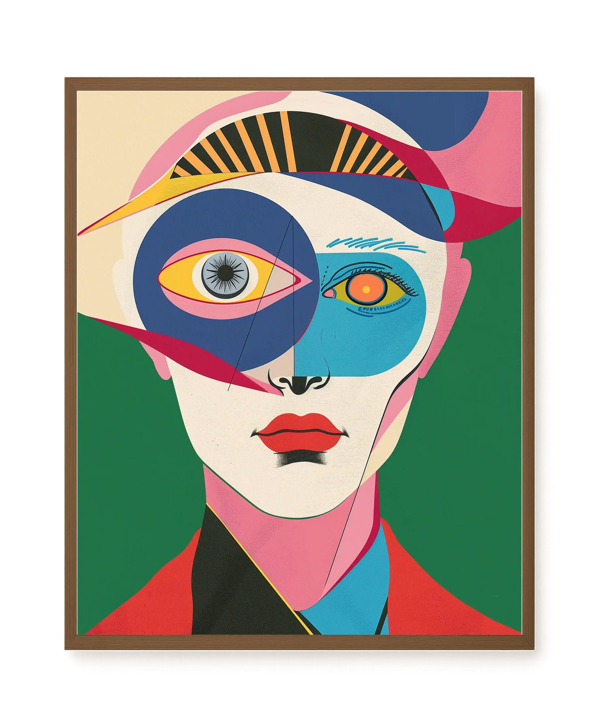 Fragmented Persona Canvas Print
