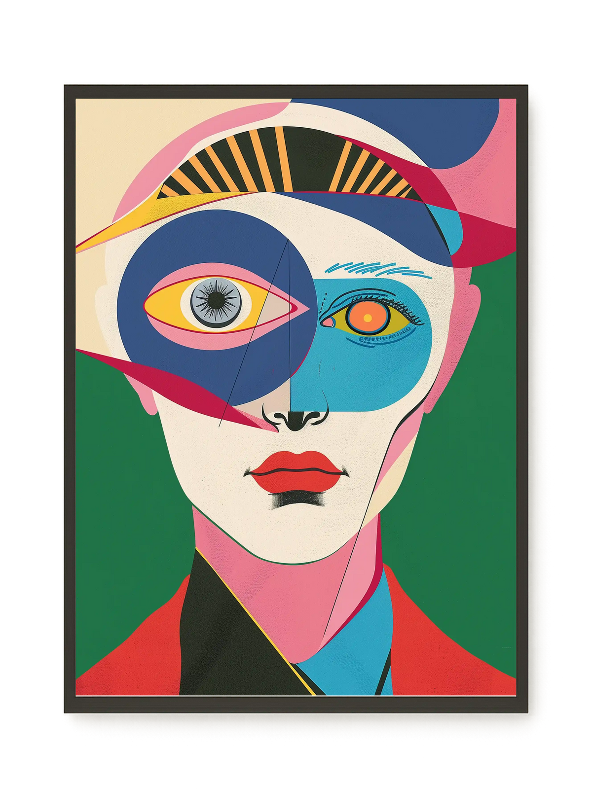 Fragmented Persona Canvas Print