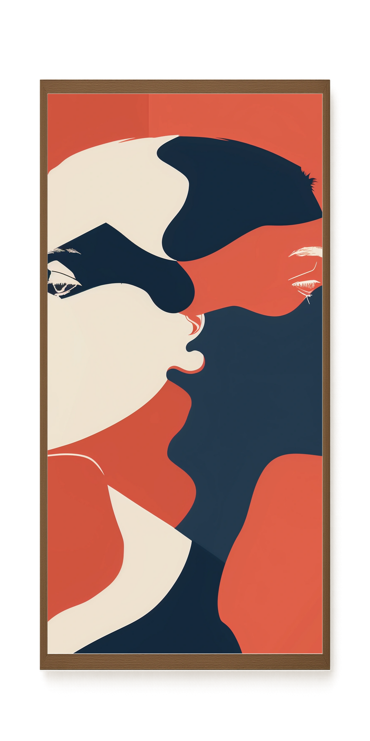 Dialogue of Shapes Canvas Print