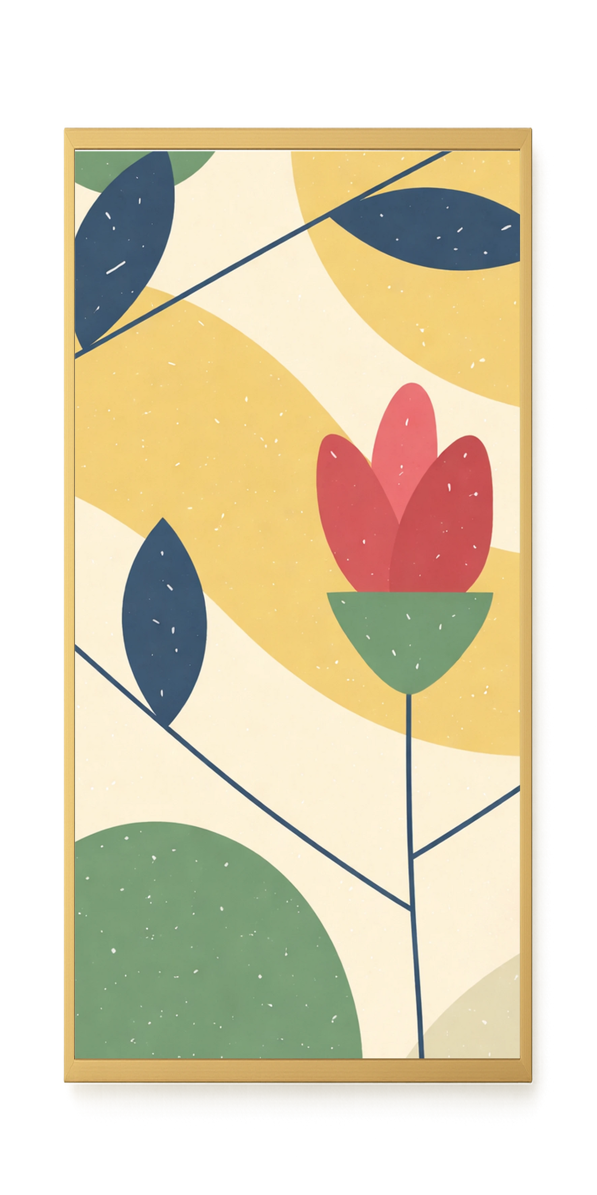 Abstract Flower Canvas Print