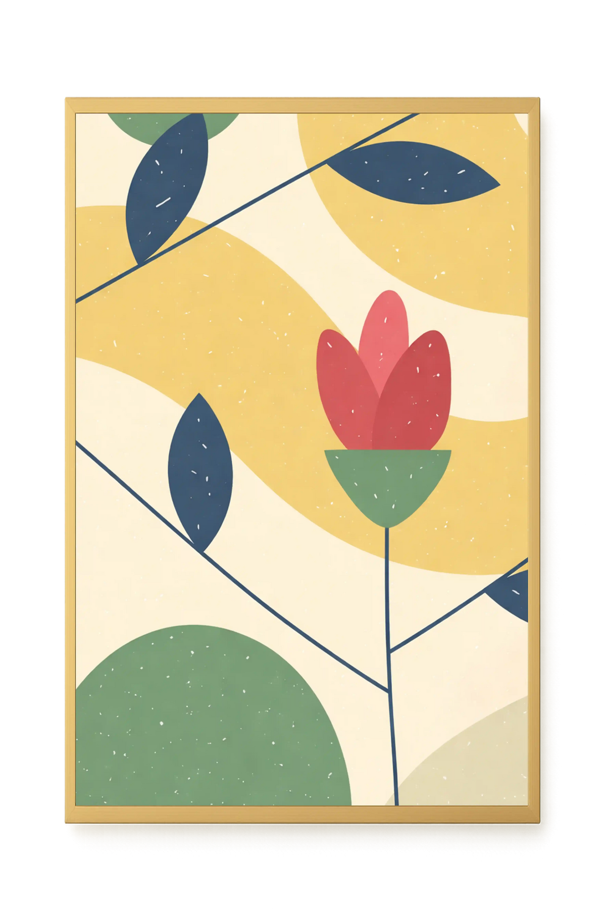 Abstract Flower Canvas Print