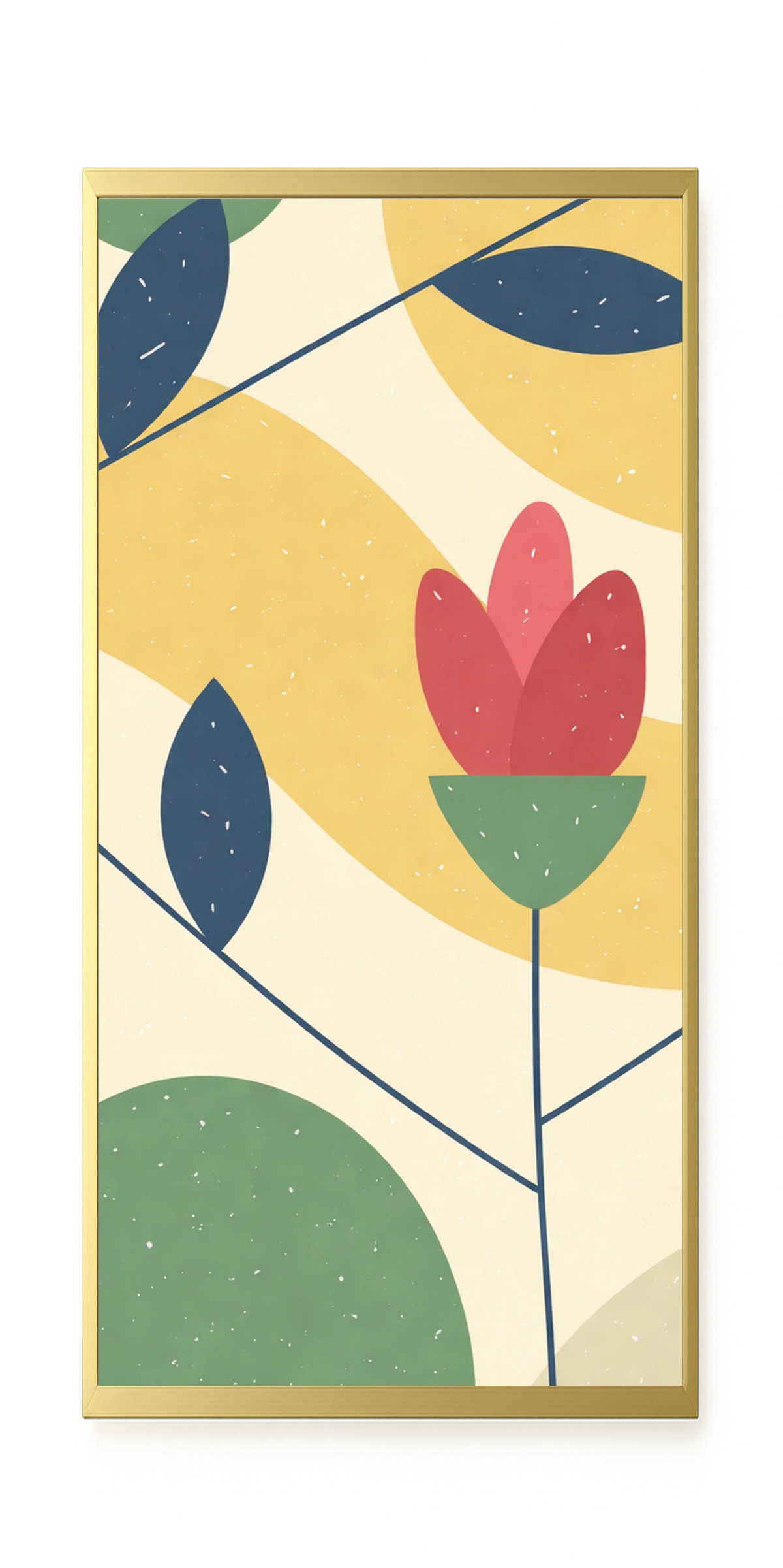 Abstract Flower Canvas Print