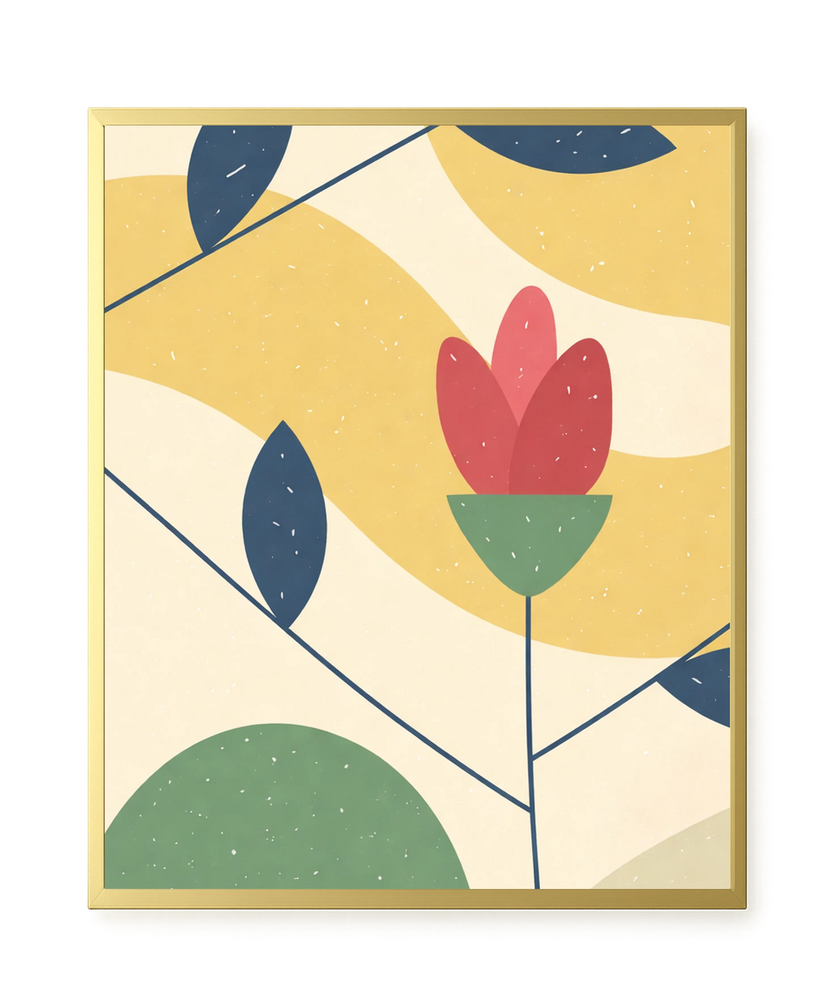 Abstract Flower Canvas Print