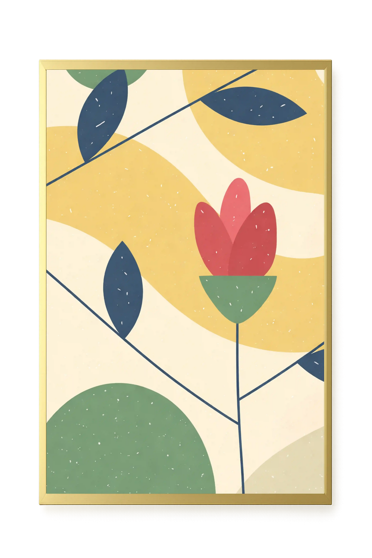 Abstract Flower Canvas Print