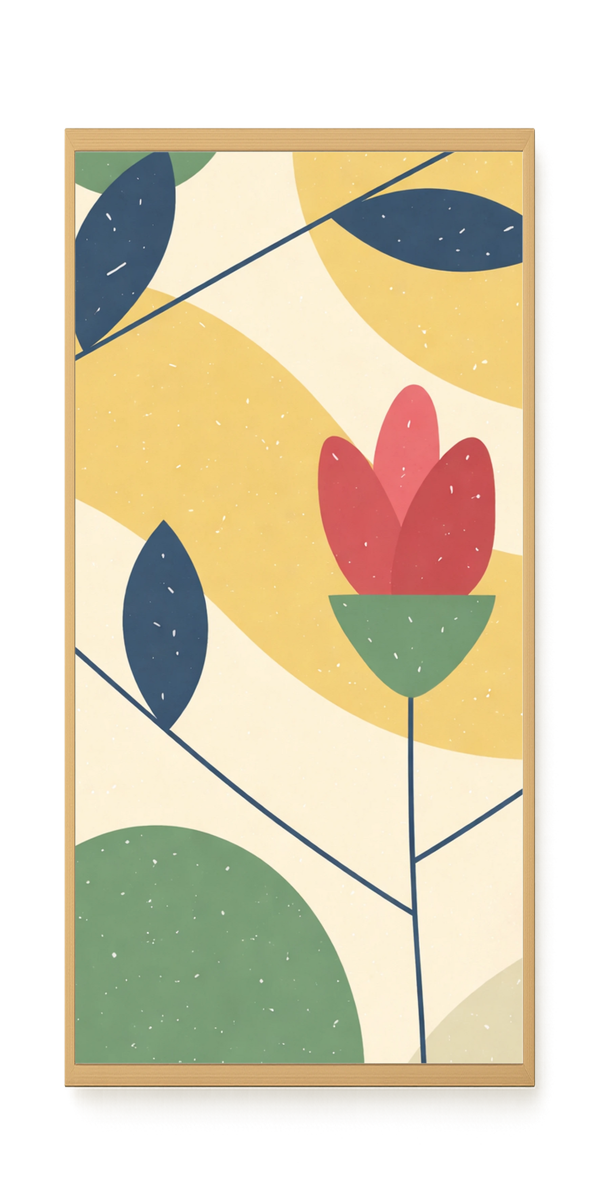 Abstract Flower Canvas Print